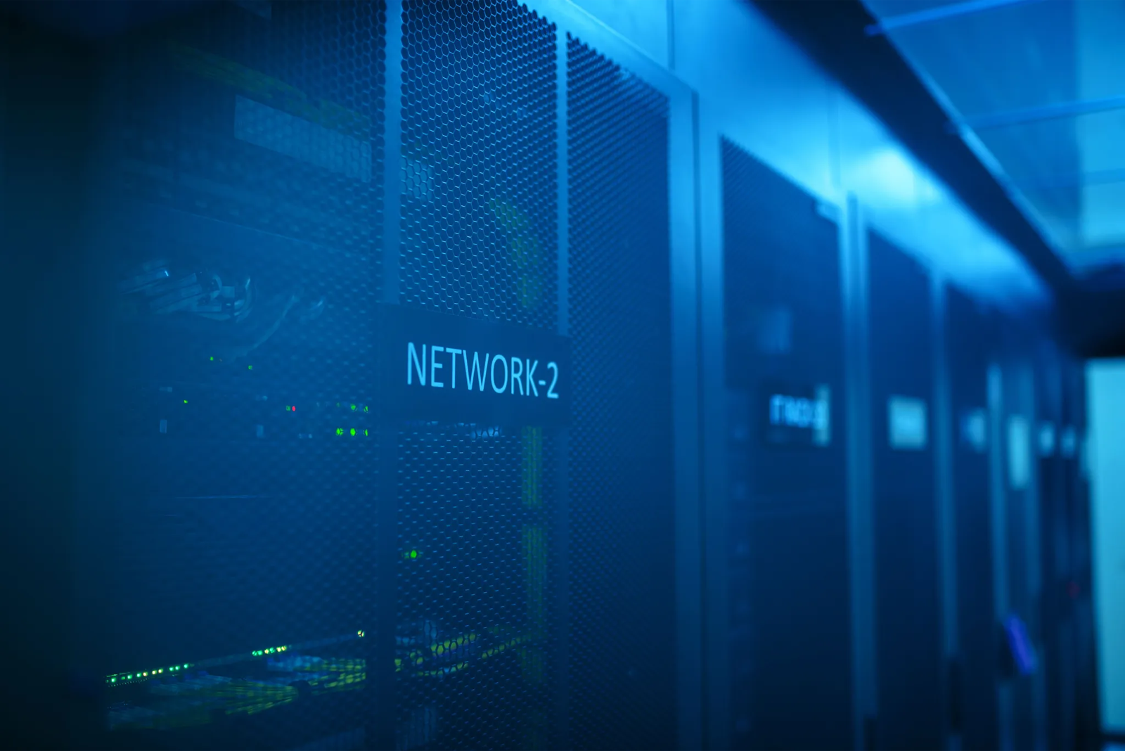 Server racks representing a distributed agent control plane