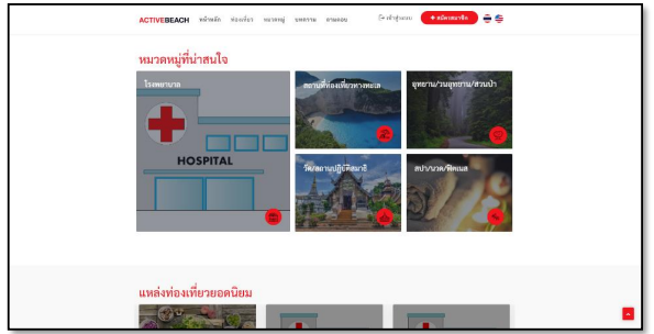 Active Beach wellness tourism platform
