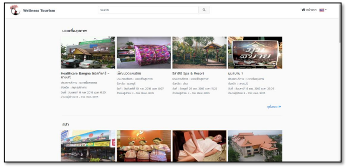 Wellness Tourism recommendation site